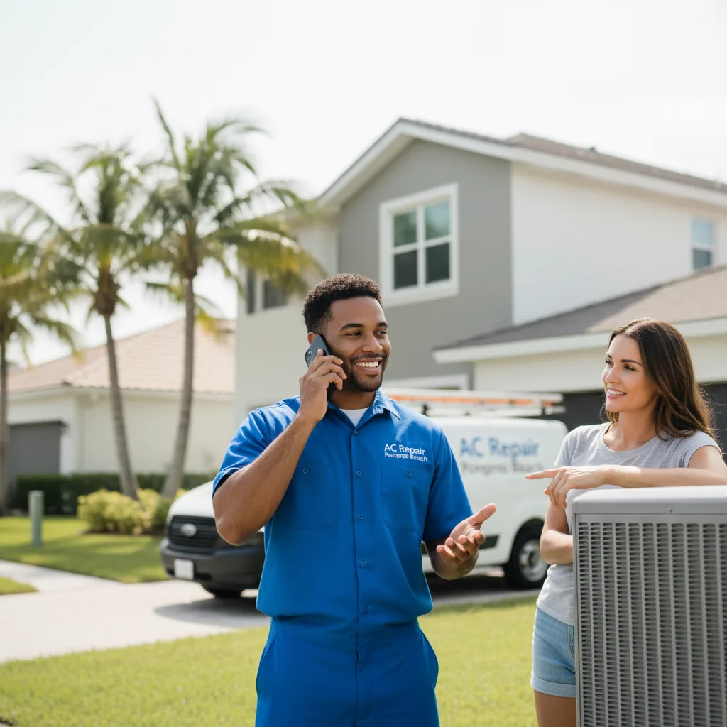 AC Repair Pompano Beach customer support in North Lima